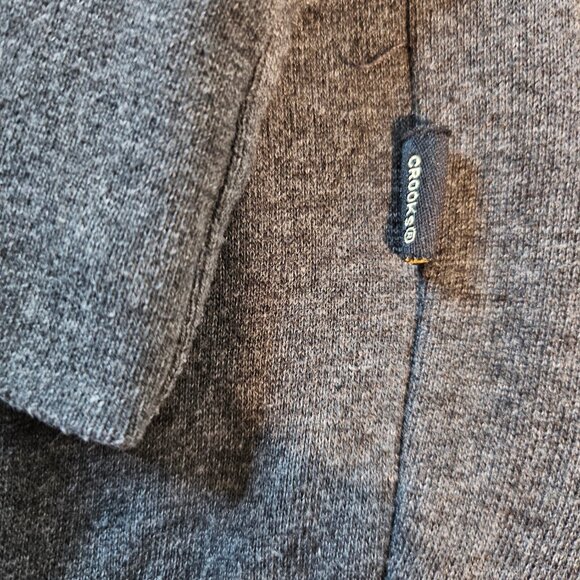 Crooks & Castles Unisex Gray Pullover Hoodie - Size M - Picture 5 of 8